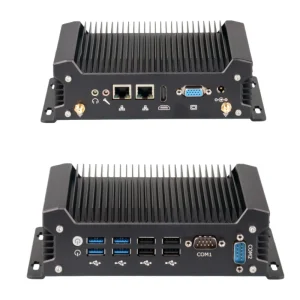 Industrial Mini PC Intel 6-12th Gen I3-6167U I5-8350U I5-1235U 2*LAN 2*COM 8*USB Aluminum Fanless Mini PC