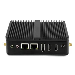 Industrial Mini PC Intel Celeron J6412 CPU DDR4 M.2 NVMe Three Screen Display HD DP Fanless