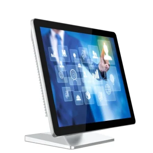 Industrial Monitor 17 Inch All in One Computers, Touch Screen Monitor Displays Tablet Pc with VGA USB LAN COM