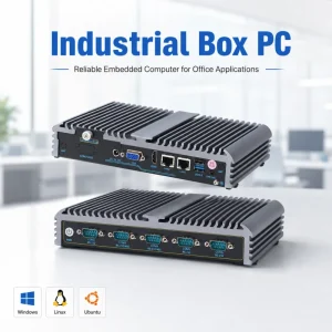 Industrial PC BOX J1900 Fanless Embedded Computer for Industrial Equipment Status Monitoring System Remote Data Terminal