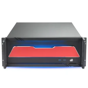 Industrial PC Computer Case MATX Mini ITX 19 Inch 4U Server Case with Cooling Fans Rackmount Chassis