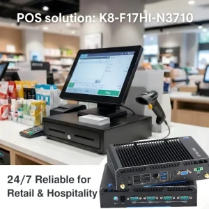 Industrial Quad Core Mini PC DDR3 Fanless Desktop Computer Pentium N3710 8GB RAM 256 SSD RJ45 LAN/4COM POS Business