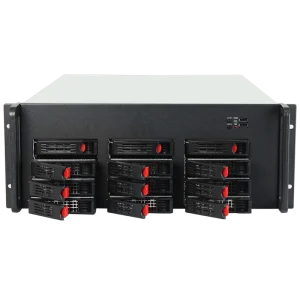 Industrial Server Rack 4U Storage Chassis 12 Hot Swap Drive Bays for EATX ATX MB in Stock