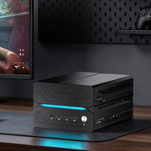 Intel 14th Gen Core i9 Discrete Graphics Mini PC RTX 5060Ti 16G GDDR6 Mini Computer for AI Development Workstation