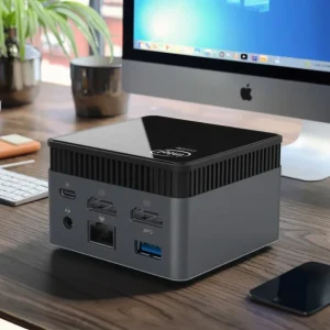 Intel Alder N Lake N100 CPU Portable Gaming Mini PC Windows 10/11 12GB DDR5 RAM Quad Core 2HD Dual Display 6W