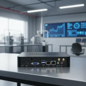 Intel Celeron J1900 Quad Core 8GB RAM 128GB SSD 6 COM RS232 4 USB Dual Display VGA HD Port Mini Industrial Computer