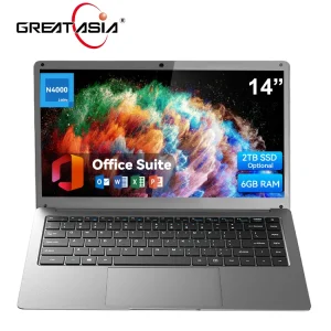 学生教育用笔记本电脑 Intel Celeron N4000 128GB SSD IPS面板