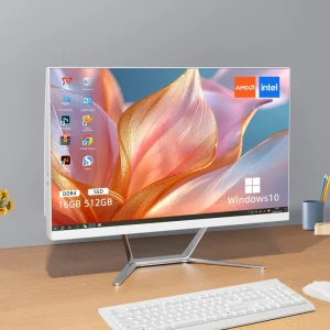 Intel Core I3 2nd 4th 12th 13th Generations 23.8 Inch All in One Pc I3 I5 I7 RAM 4GB 128GB All in one Pc Desktop Computer