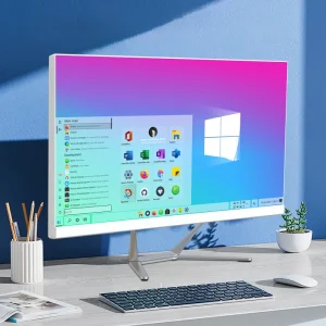 Intel Core I3 4th Generation 23.8 Inch All-in-One PC with 8GB DDR4 RAM and 256GB SSD 4000M Desktop Computer with LCD Display