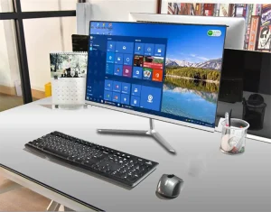 Intel Core I5 I7 I9 Straight Screen Desktop Monoblock PC All-in-one Barebone Computer