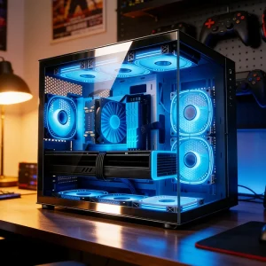 Intel Core I9 Gaming Desktop Computer 128gb Ddr5 Rtx4090 4060 Gtx1660 2tb Nvme Ssd 8tb Hdd Rgb Liquid Cooling Wifi 6e for Gaming