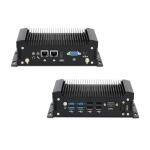 Intel Core Ultra 5 125U Ultra 7 155U with AI NPU 4th to 13th Gen Core I3 I5 I7 Fanless Industrial Mini PC Embedded PC
