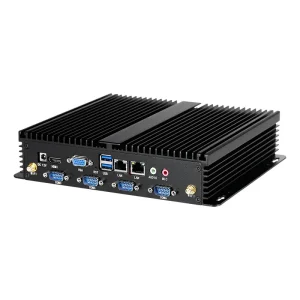 Intel I7 Processor Mini PC PfSense 2 LAN 2.5G NVMe SSD DDR4 Fanless Embedded Barebone Mini Computer