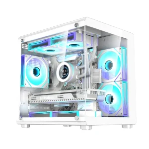 Intel I7 RTX 4060 16G 512G SSD RGB Water Cooling Custom Fast Gamer Machine Gaming PC Desktop PC Desktop Computer