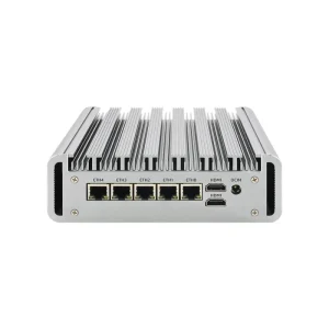 Intel N100 Mini PC Pfsense Firewall VPN DDR5 2.5G 5 LAN M.2 SATA NVMe NAS Barebone Server Small Computer