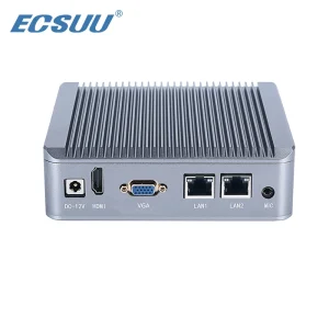 Intel N2840/J1800/J1900 Compact Industrial Computer Fanless Cooling 12V Power Input MSATA SSD Linux 3-Year Warranty