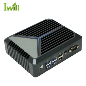 Iwill N1221 Mini Industrial Control Computer J6412 Low Power Dual Network & Dual Display Industrial Embedded Mini PCs