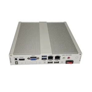 J1900 2.0Hz Quad-Core Processor Custom Embedded Industrial Computer DDR3 HDMIport Fanless Mini PC Box Vesa Used