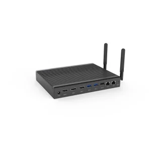 JWIPC Dual Display 4K Mini PC Barebones Compatible Windows Mini PC Desktop Fanless X86 H105