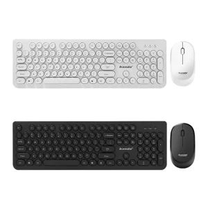 Keyboard Mouse Combo Slim Portable Wireless Keyboard and Mouse for PC Laptop