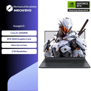 KuangShi X 16 Inch 180Hz DDR5 24-Core Gaming Laptop Intel Core i5/i7 RTX 5050/5060/5070 SSD
