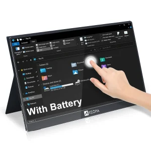 LCD Portable Monitor 1080p 350cd/m Speaker OEM Customized Small Touch Screen Monitor 13.3 Inch IPS Laptop Support MINI 1.2 hd