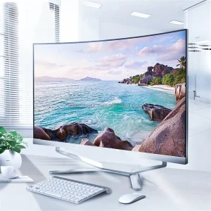 Laptop Computer All in One LCD Industrial All in One LED Panel Curved Screen I3 I5 I7 512GB SSD 16GB DDR3/4