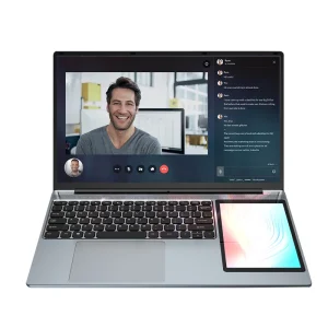 Dual Screen Laptop Computer 15.6 Inch + 7 Inch Touch Screen Laptop W10 11 Notebook Dual Touch Screen Laptop