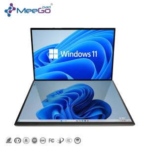 Latest 16+16 Inch IPS Dual Touch Screen Business Laptop Intel Core I7 1260P DDR4 32GB 64GB Memory 1TB 2TB Solid State Drive PC