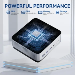 Leaderhub LP5C Mini PC WIFI 6E BT 5.2 Support 4 Display for 99% Daily Work