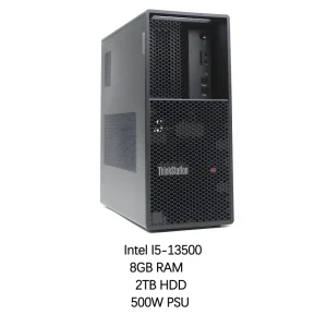 Lenovo P3 Workstation Intel I5 13500 CPU 8GB DDR5 2TB Storage Tower Computer Desktop Workstation for Office Modeling Design