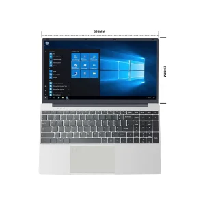 Lightweight 15.6 Inch Ultra Slim Portable Laptop Intel 1920×1080 Wide Screen English Keyboard Camera for Education Business