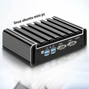Linux Ubuntu Mini Pc Intel I7 64GB DDR4 2TB WiFi Mini Desktop Computer Gaming PC with 6 USB RS232 COM Port