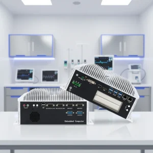 Linux Window System Aluminium Alloy Embedded Fanless Industrial Control Mini Box Pc with 4/6/7/8/9th-i3 / I5 / I7 / I9 CPU