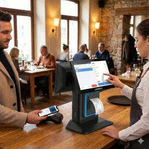 LongFly X290 Cash Register 15.6 Inch Android POS Machine RK3568 Processor Touch Screen Wi Fi 6 Bluetooth 5.2 All in One