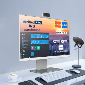 MANWEI New Desktop Computer Factory 23.8 Inch Core I3 i5 i7 All in One PC 75Hz IPS LCD Speaker