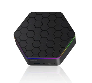 MN N6 Office Mini PC Intel N150 16+1TB with Win 11 Pro Mini PC with RGB Lighting Dual Band WiFi Home Office Computer