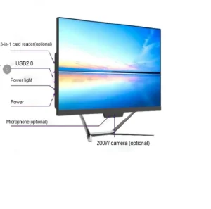 Manufacturer Set in One Gaming Computer All in One PC I3 I5 I7 I9 21.5 23.8 Touch Desktop All Black Business SSD Jack 3.5