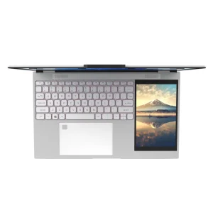Metal Design 15.6 + 7 Inch Slim Mini Touch Screen Laptop Computers Win 10 For Student