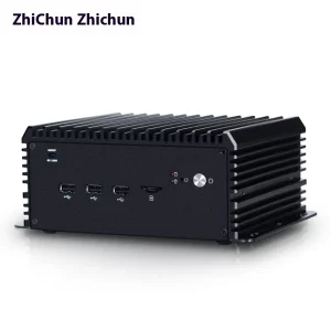 Micro Industrial Desktop Computer J1900 Core Dual-Core to Quad-Core Embedded Mini Host Small Industrial Computer with EU Plugs