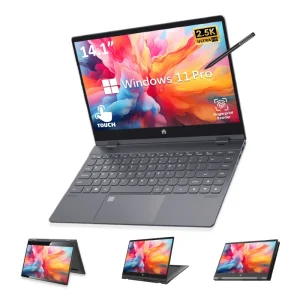Mini 14.1 Inch Business Laptops Intel N95 Gamer Laptops Touchscreen Metal Home Personal Slim Laptop Bilgisayar