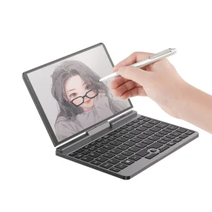 Mini 2 in 1 Slim 8 Inch Business Gaming Laptop 4 Core CPU 12GB Memory Touch Screen with Keyboard Used