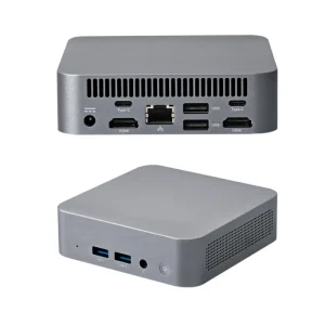 Mini Computer I7 Dual HDMI2.0 2 Type-c Small Mini PC I7-1185G7 for Digital Signage Usage