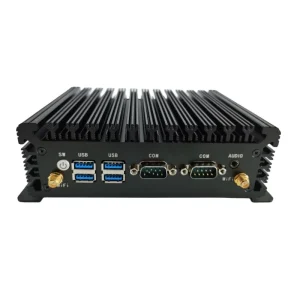 Mini Desktop PC 2*LAN 2*COM RS232/485 Intel Core 7th I7-7500U 8GB DDR3 512G SSD Embedded Fanless Industrial Computer