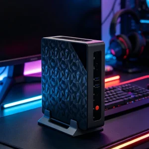 Mini Desktop i7 4790 4 Core 8 Thread Portable Gaming System WiFi HD VGA Core Business Barebone Fanless Industrial