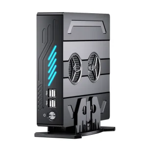 Mini Gaming PC 12TH GEN RTX4060M 8G Discrete Graphics Dual DDR5 M.2 NVMe Barebone 8K HTPC WiFi6E BT5.3