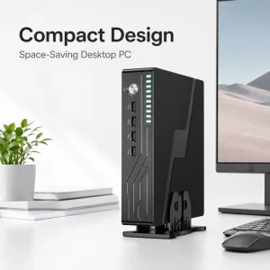 Mini Gaming PC I9 9900T 9700F 9400F GTX1650 4G Wifi6 Dual Screen Output Portable Host Home Office Computer