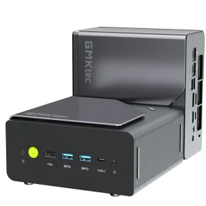Mini Host 64GB DDR5 1TB SSD AMD R7 H 255 Gaming Mini PC 8-core 16-thread Computer Mini Desktop PC with Oculink Dual RJ45 Desktop