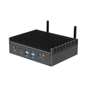 Mini PC 12th Core I3/I5/I7 Baremetal HD DP Thunderbolt4 Memory 64G DDR4 Black Fanless Desktop Computer LINUX