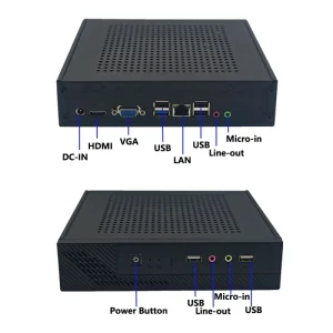 Mini PC Gaming Desktop Computer Intel I3 1215U I5 I7 I9 CPU DDR4 6*USB 4K Wifi for Office Home